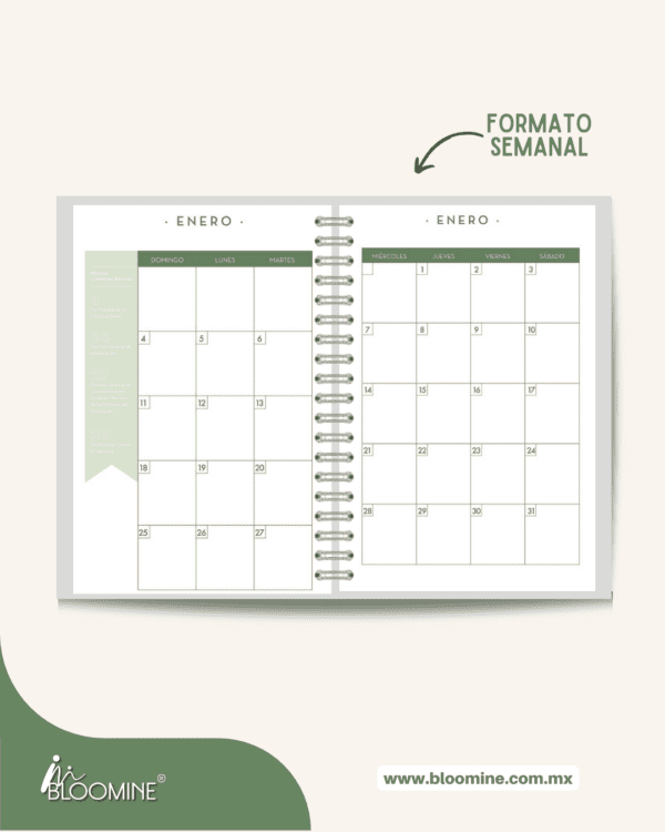 Agenda Bloomine 2026 'Portada IKIGAI - Imagen 4