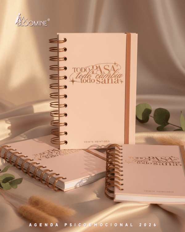 Agenda Bloomine 2026 'Portada TODO PASA
