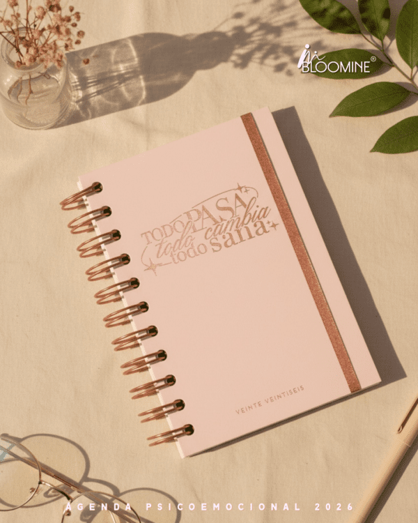 Agenda Bloomine 2026 'Portada TODO PASA - Imagen 7