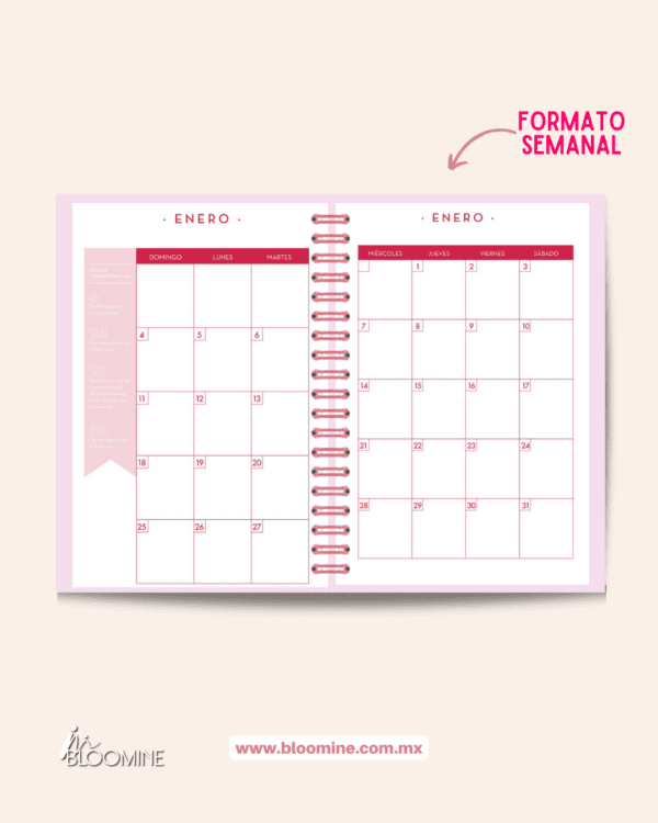 Agenda Bloomine 2026 'Portada TODO PASA - Imagen 5